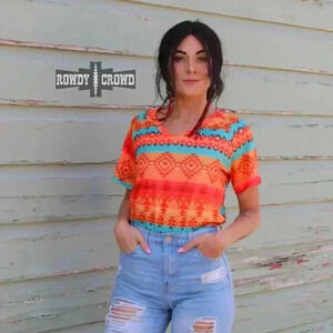 Rowdy Crowd Stockyards Top